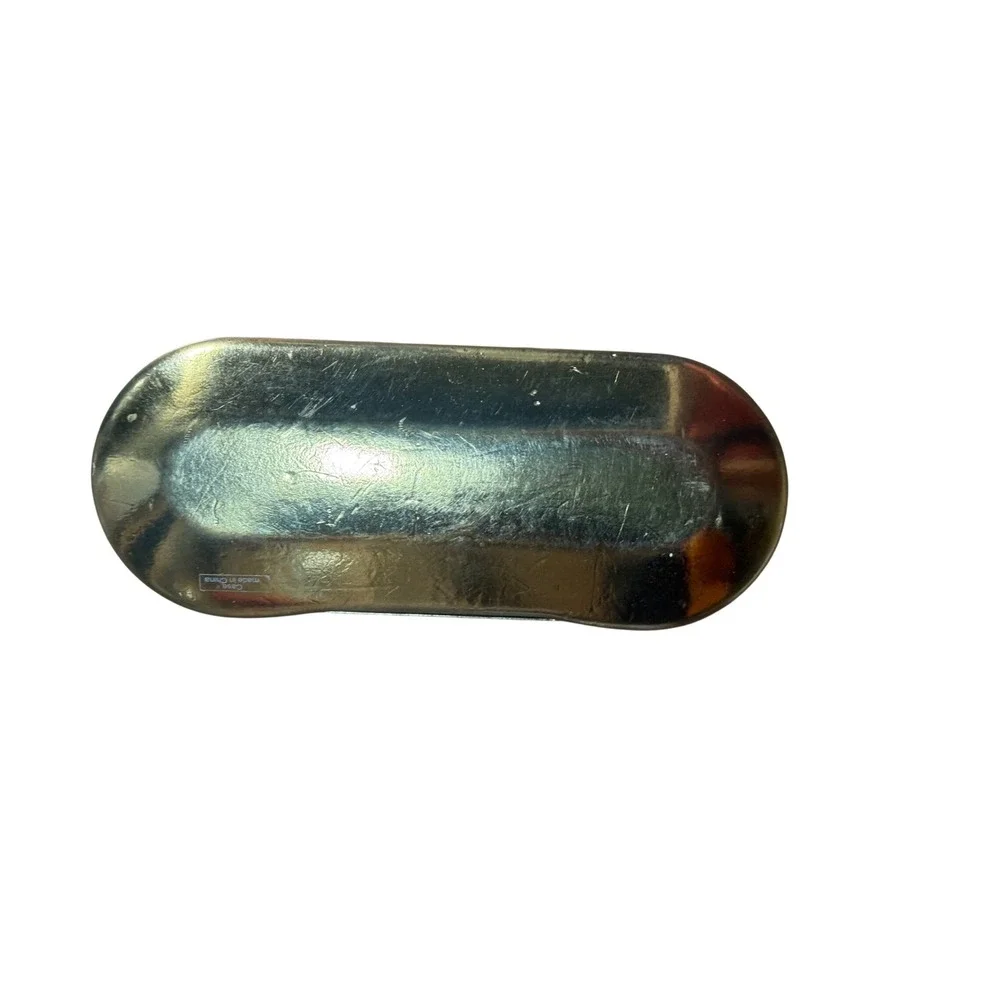 GUESS Eyeglasses Case Women GU AS166L 1.10 Gold Hard Shell Protective Storage